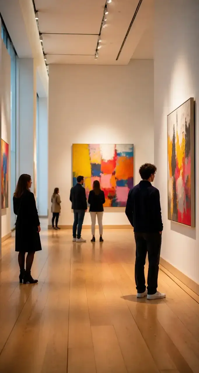 Exposition dans une galerie d'art moderne à Lille