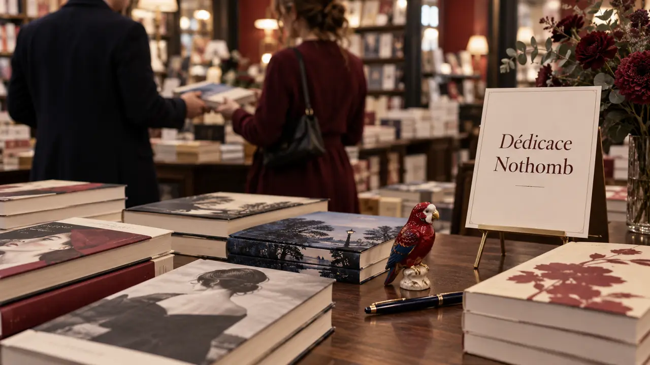 Amélie Nothomb en dédicace à la Fnac Lille avec Juliette Nothomb