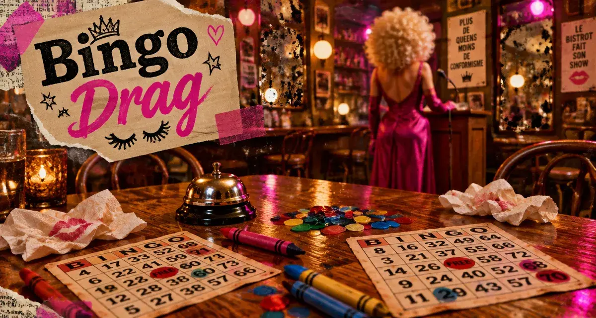Un Bingo Drag avec Crystal Chardonnay et Edna Sorgelsen au Bistrot de St So
