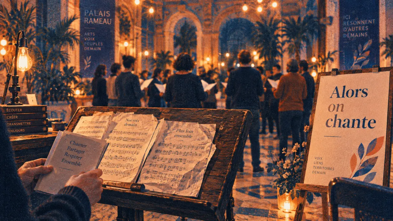 Une chorale éphémère solidaire au Palais Rameau ce jeudi 15 octobre