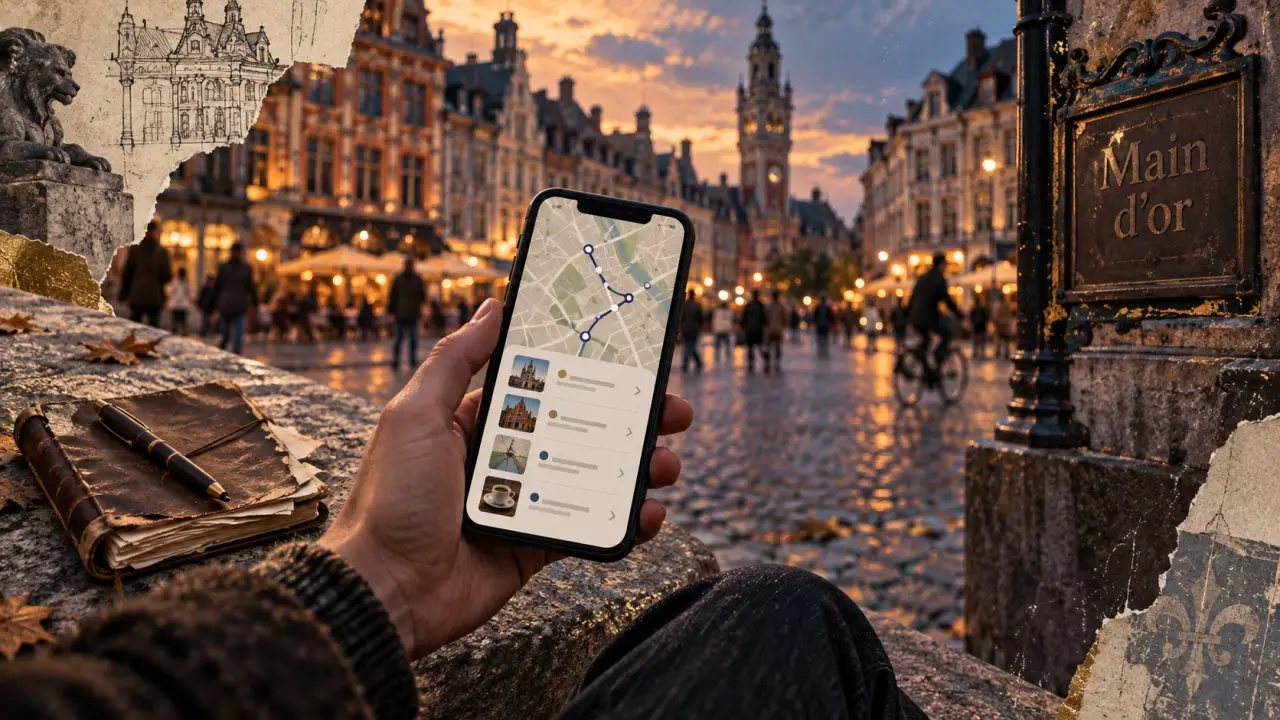 À Lille, un jeu de piste sur smartphone sur les traces de la Main d’or
