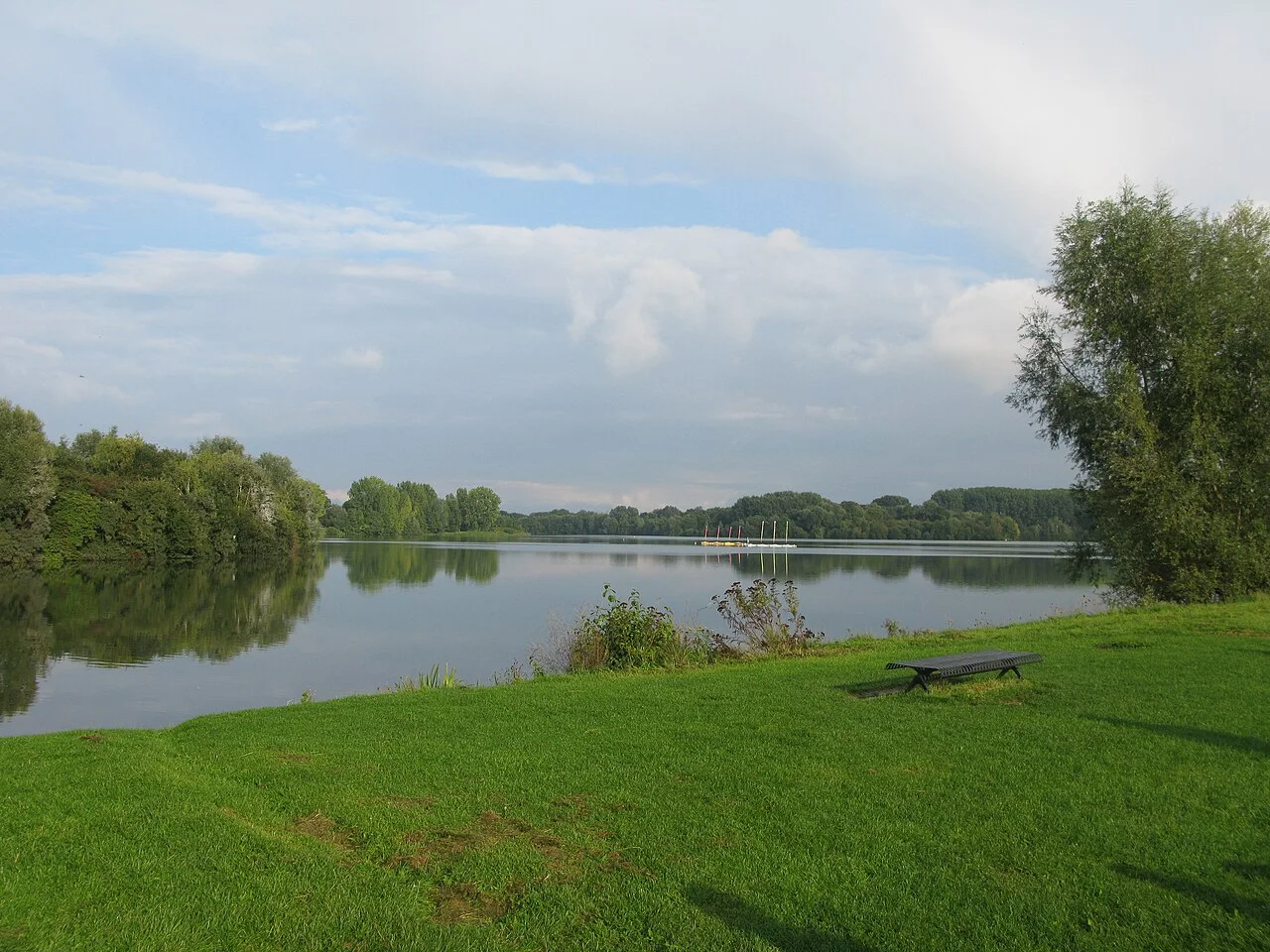 Le lac du Héron à Villeneuve-d'Ascq