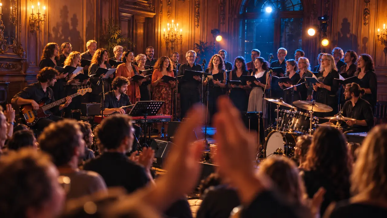 Au Palais Rameau à Lille, 200 voix réunies pour une chorale d’un soir