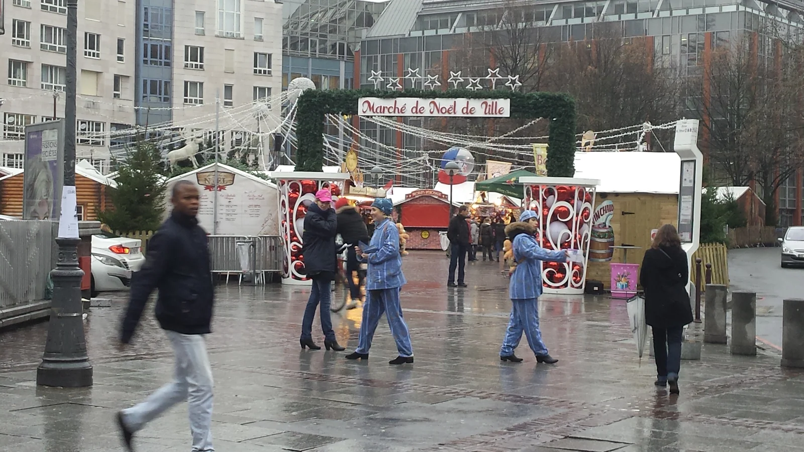 Le marché de Noël place Rihour lors d’une édition passée.