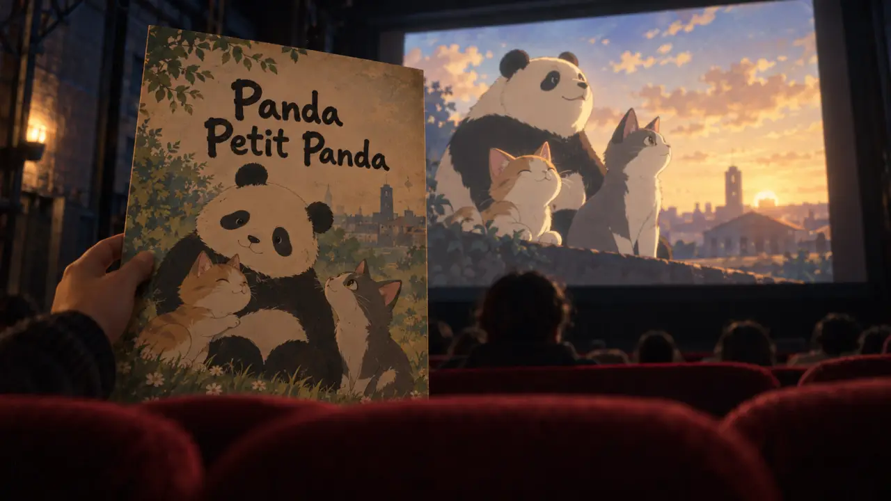 Panda Petit Panda à la Gare Saint Sauveur ce dimanche matin